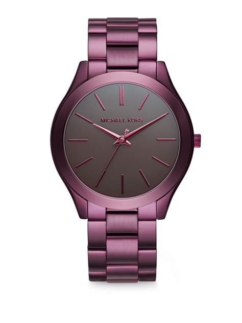 michael kors dark purplr watch|Michael Kors watches.